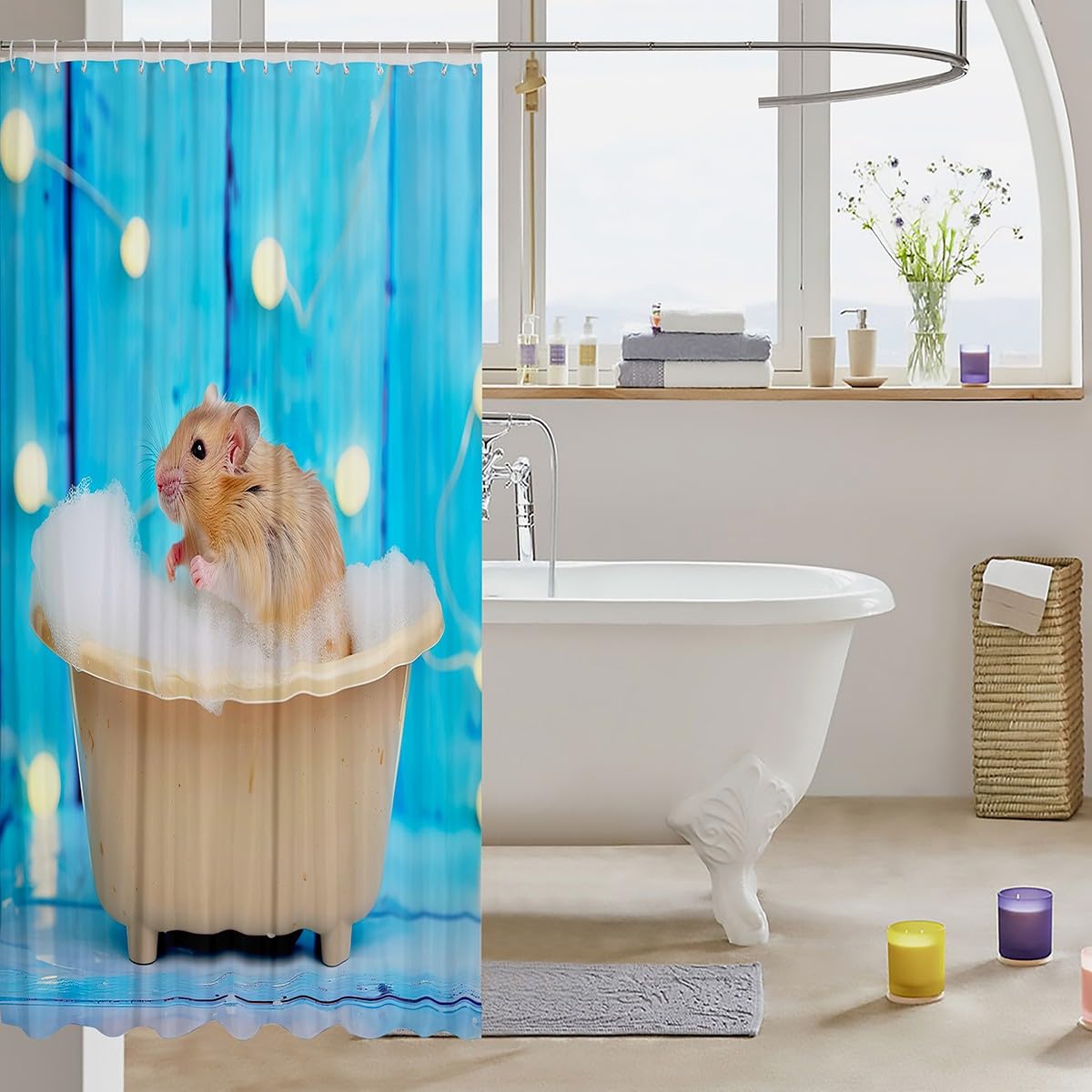 Erosebridal Blue Wolf Curtains,Galaxy Constellation Curtains Blackout for Living Room,Safari Erosebridal Blue Wolf Curtains,Galaxy Constellation Curtains Blackout for Living Room,Safari