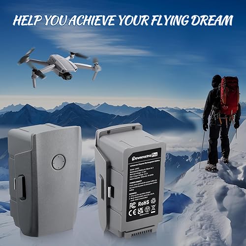 Miniatura 8 de Mavic Air 2Mavic air 2s Batería, 3500 mAh LiPo Batería de Vuelo Inteligente Reemplazo para DJI Mavic Air 2Mavic Air 2s Drone Batería, 34 minutos de