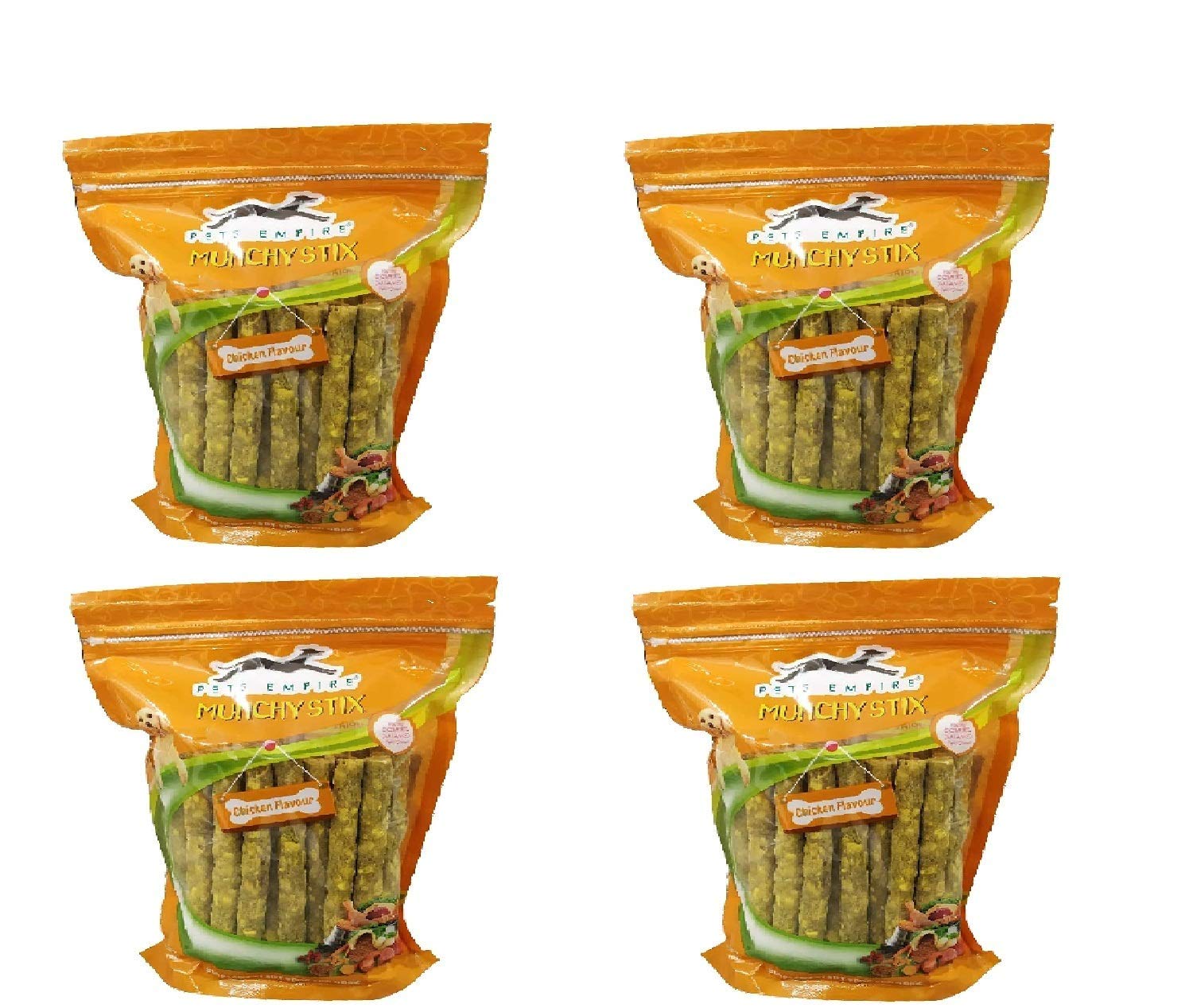 Pets Empire Munchy Sticks for Dogs (Pack of 4, 500gm Each)| Chicken Sticks Treats for Dogs & Puppies |Suitable for All Stage Doges | Best Healthy Dog and Freshen Breath (B08C32FM3F) Amazon Price History, Amazon Price Tracker