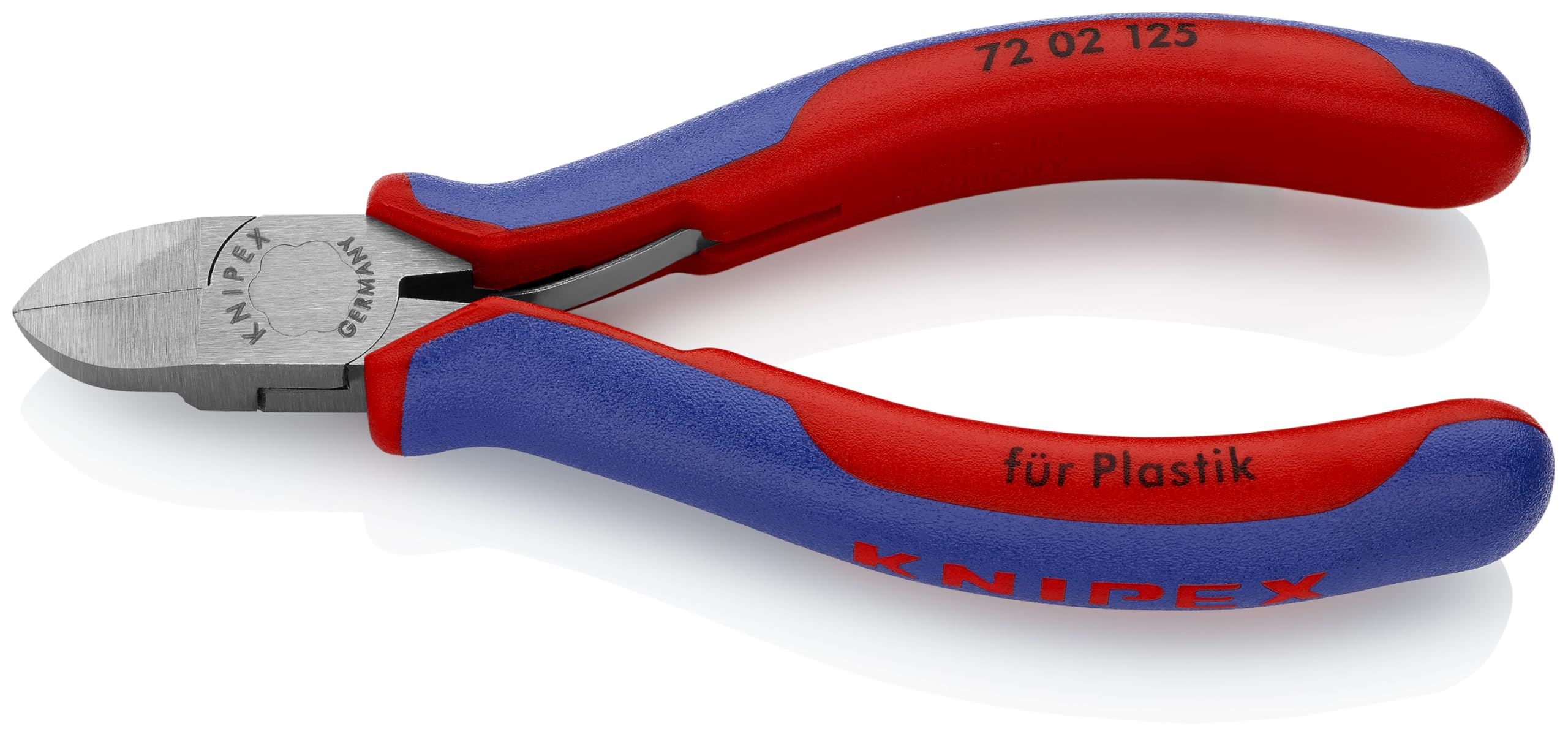 KNIPEX 72 02 125 Comfort Grip Diagonal Flush Cutters - Side