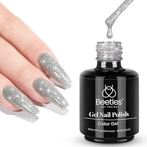 Miniatura 416 de Beetles - Esmalte de uñas en gel de 0.5 onzas fluidas (15ml), curado con lámpara LED, extracción por remojo, para arte de uñas, estética