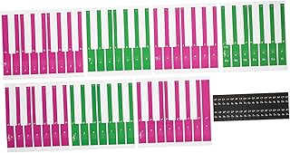 ERINGOGO Piano Keyboard Sticker Colored Tabs Piano Key Stickers Piano Decal Colorful Keyboard Piano Beginner Decal Mini Introductory Piano Sticker Color Stickers Piano Keyboard Decal Mini