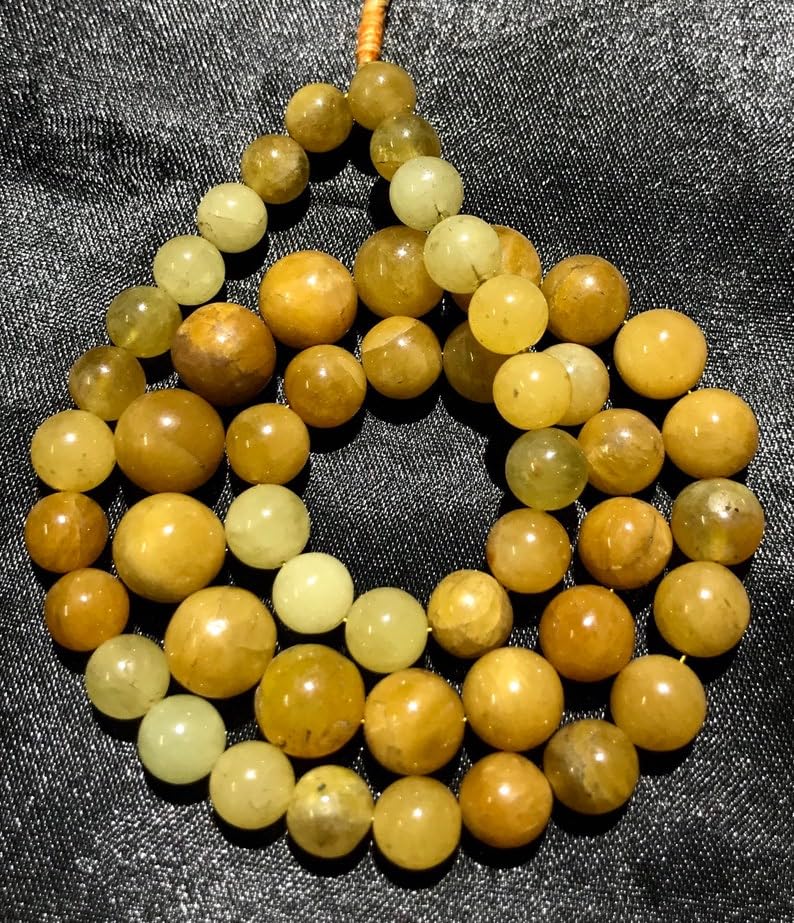 Saphir jaune naturel perles de création pour offrir un bijou fait main unique