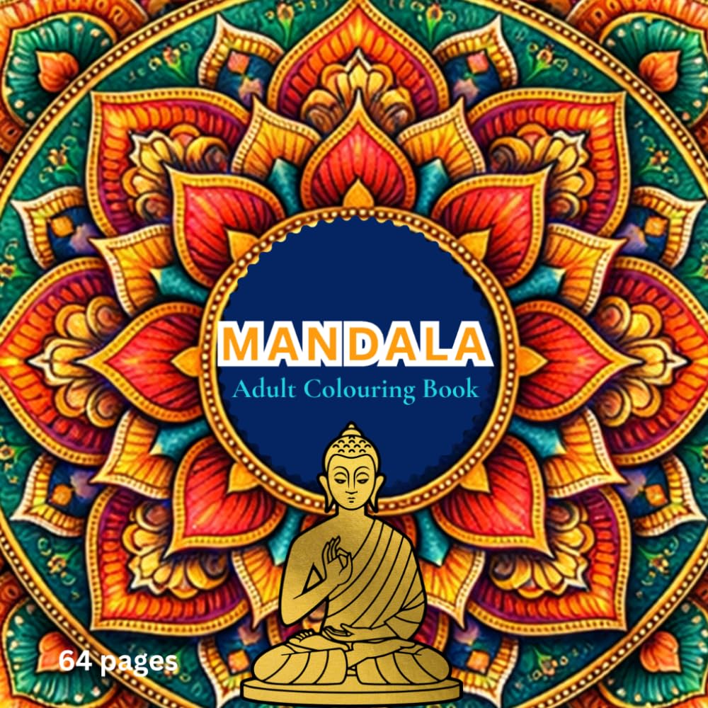 Mandala Colouring Book for Adults: Stress Relief & Relaxation | Beautiful Mandalas for Mindfulness, Meditation & Creativity