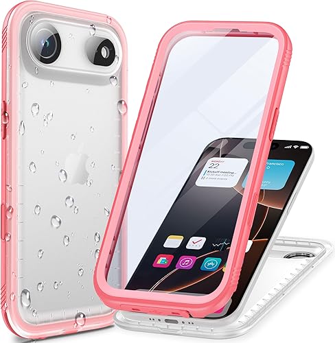 Miniatura 19 de Cozycase TOP Funda impermeable para iPhone 17 Pro Max - Grado militar resistente a todo 360 con protector de cámara de pantalla, doble IP68 a prueba