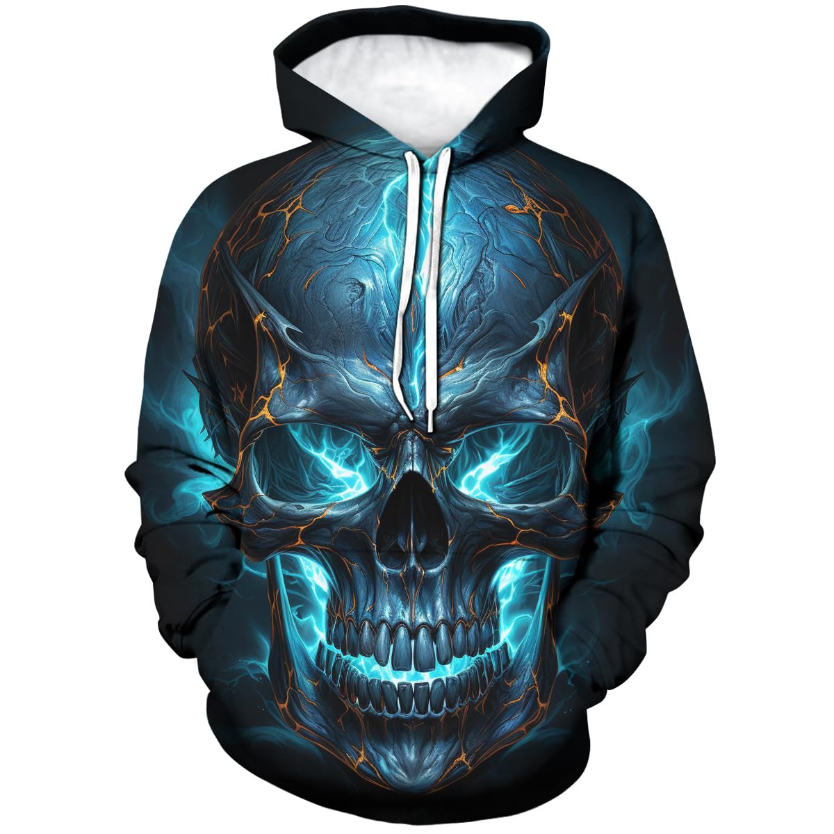 トップス ElCid GLADNEWS Rock skull hoodie 71WnSdqL9pL.jpg