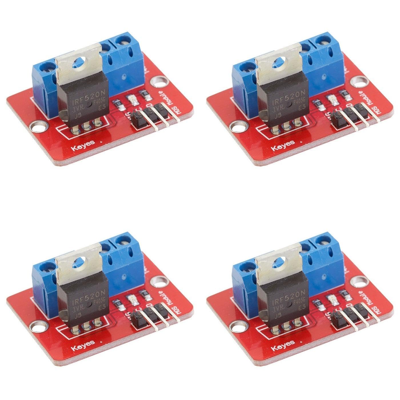(4 pc) Pro3D IRF520 MOSFET Driver Module for Programming Board Raspberry pi-image-18