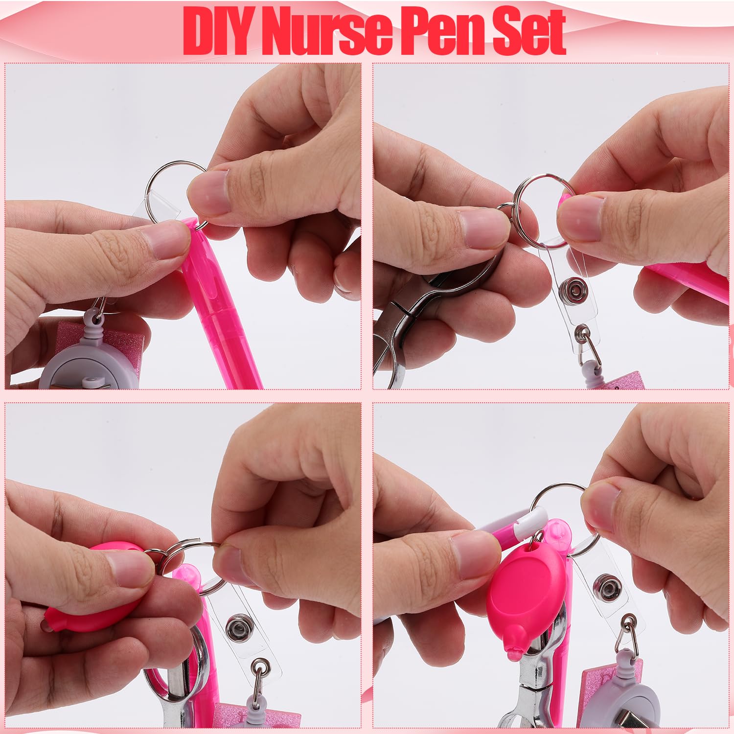 Ensemble De 6 Stylos à Bille Rétractables Mignons De Sanrio, Pointe