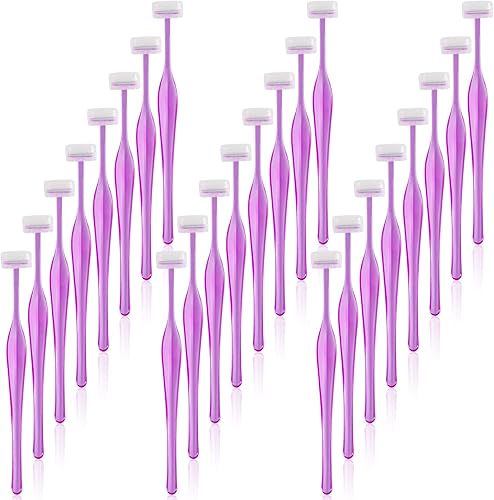 ANCIRS Paquete de 24 maquinillas de afeitar de cejas para mujer herramienta de afeitar facial en forma de T para cejas de ojos kit de recorte de