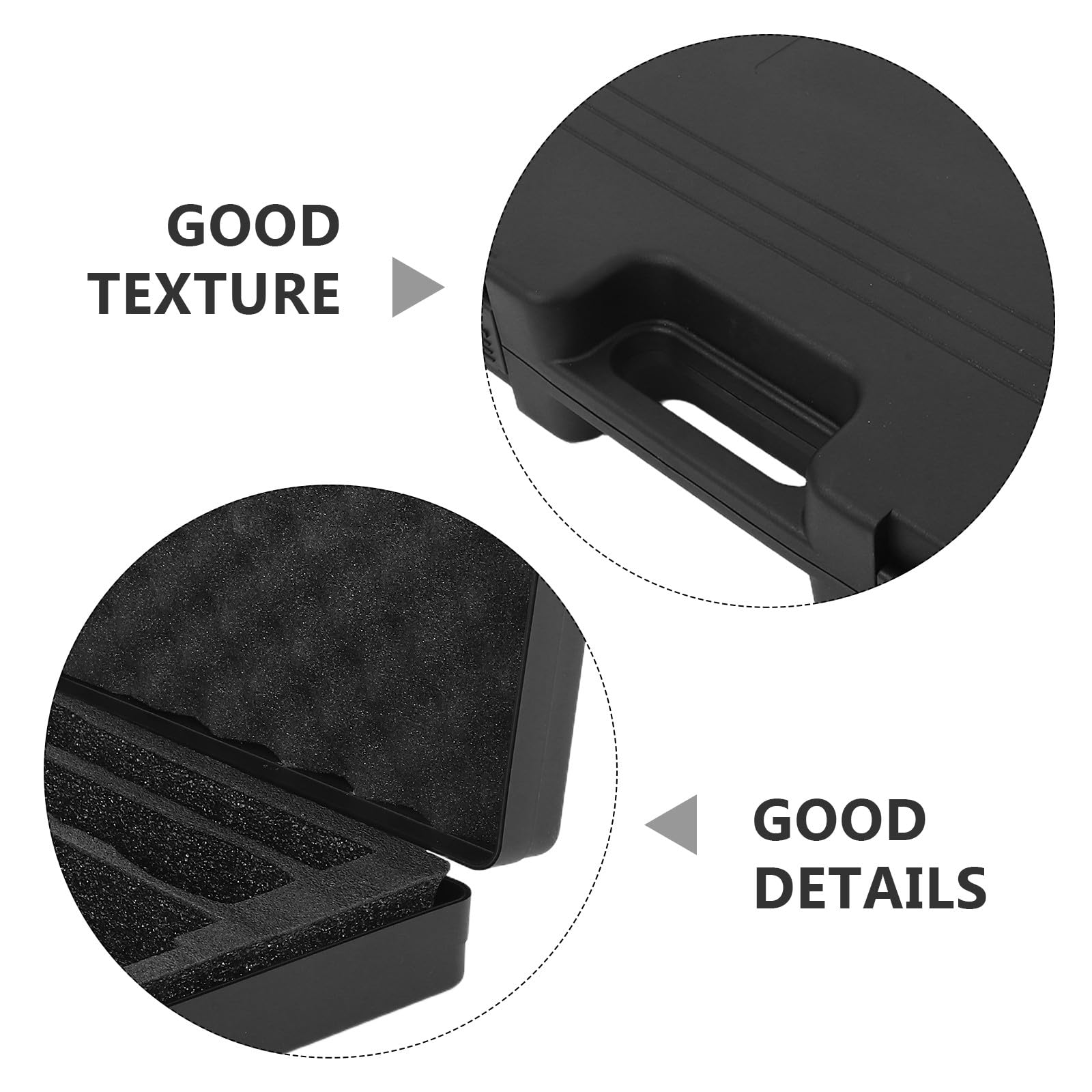 Alipis Custodia Rigida Porta Microfono a Condensatore in Plastica Resistente con Interno Antiurto, Grande Capacità e Design Portatile per Trasporto e Uso All’aperto, per Studio