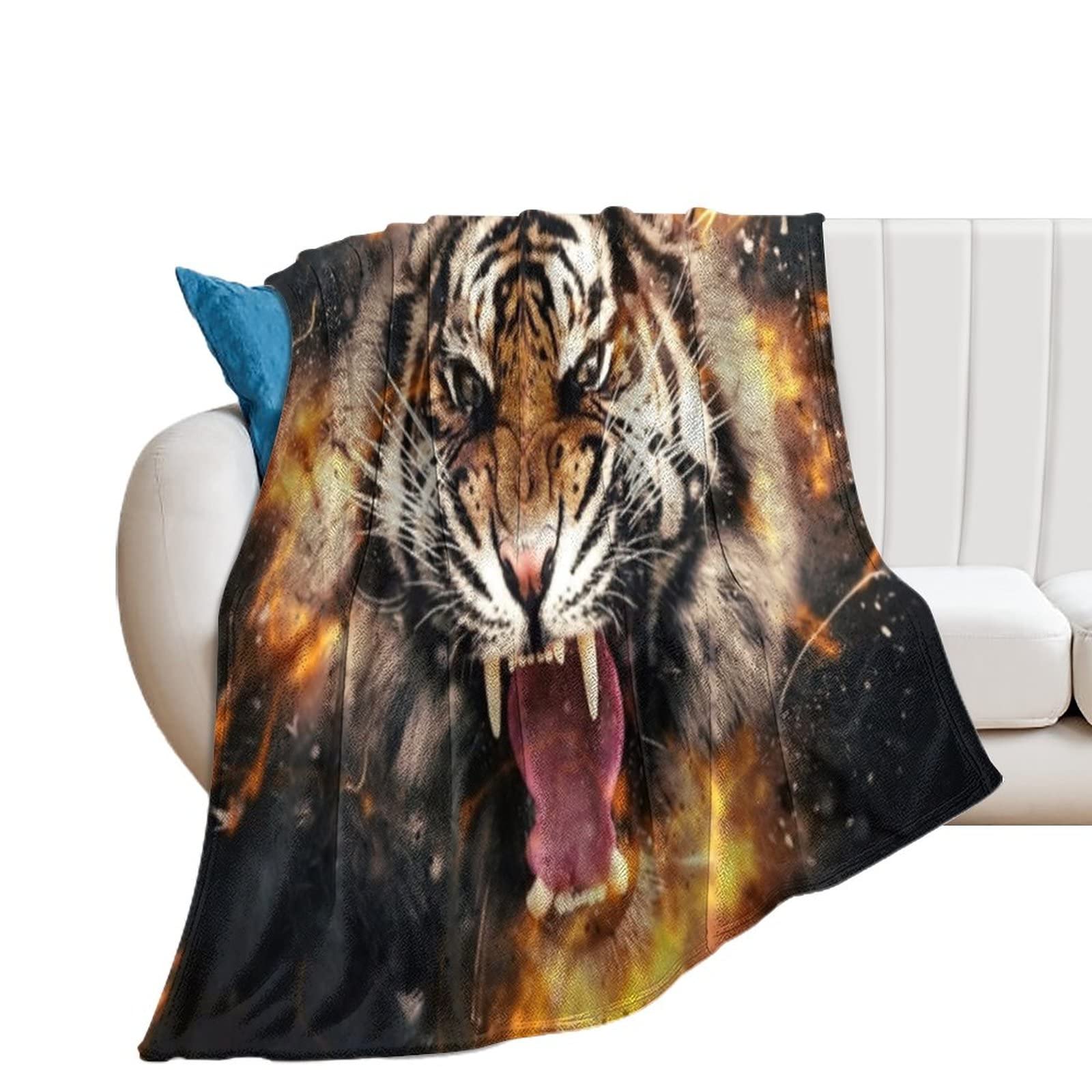 Couverture polaire Cool Tiger pour réchauffer vos moments de lecture frileux