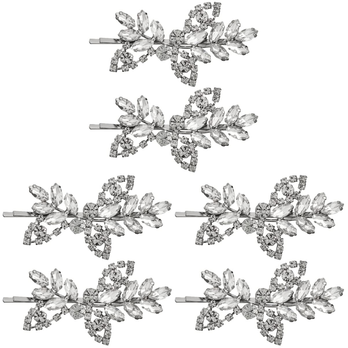 LALAFINA 6stücke Haarklammern Mit Strass Design Für Frauen Haarschmuck Für Elegante Frisuren Geeignet Für Verschiedene Haararten Und Kopfformen