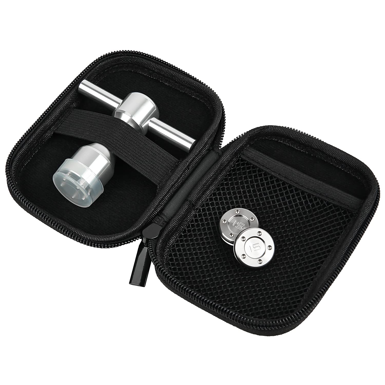 Gofotu Golf Head Weight 1 set 2pcs. 5g/10g/15g/20g/25g/30g/35g/40g Golf Custom Weights+Silver Wrench Compatible with Titleist Scotty Cameron Putters Newport Choice weight (15g)
