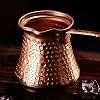 Turkish Coffee Pot - Traditional Dallah Coffee Maker For Authentic Brews | Stainless Steel Coffee Pot, Middle Eastern Style Coffee Pot, Copper Coffee Maker For Arabic Coffee