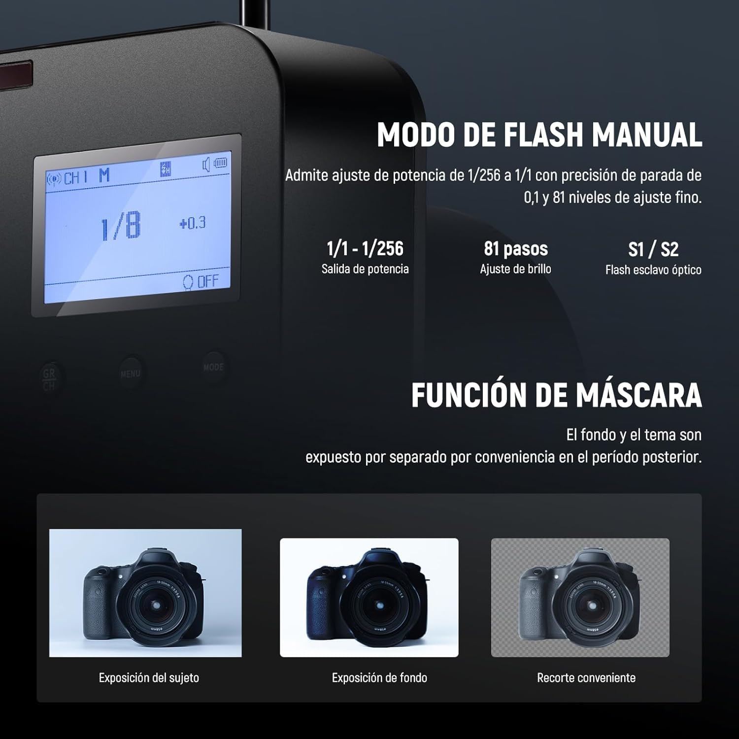 NEEWER Q4 400Ws 2.4G TTL Exterior Estudio Flash Strobe(Nuevo Diseño), Compatible con Godox, 1/8000 HSS 2800mAh Monolight Fotográfic Lámpara Modelado 30W/400 Destellos/Reciclaje 0.01-1.2s/Bowens Mount