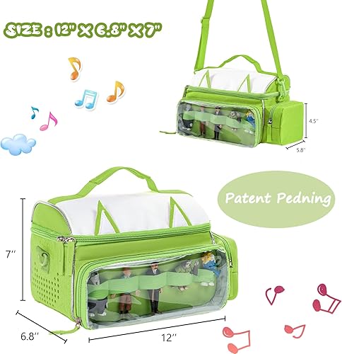 Miniatura 2 de SFYBYHEART Estuche de transporte compatible con el juego de iniciación de Toniebox, figuras Tonis, personajes Tonis, bonita funda Tony,