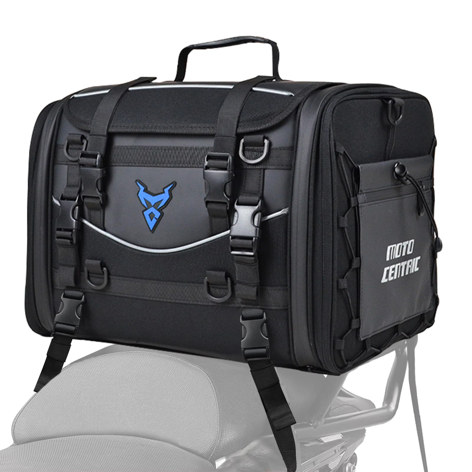 Amazon | MIGHTYDUTY バイク シートバッグ 45-60L 大容量 防水 拡張