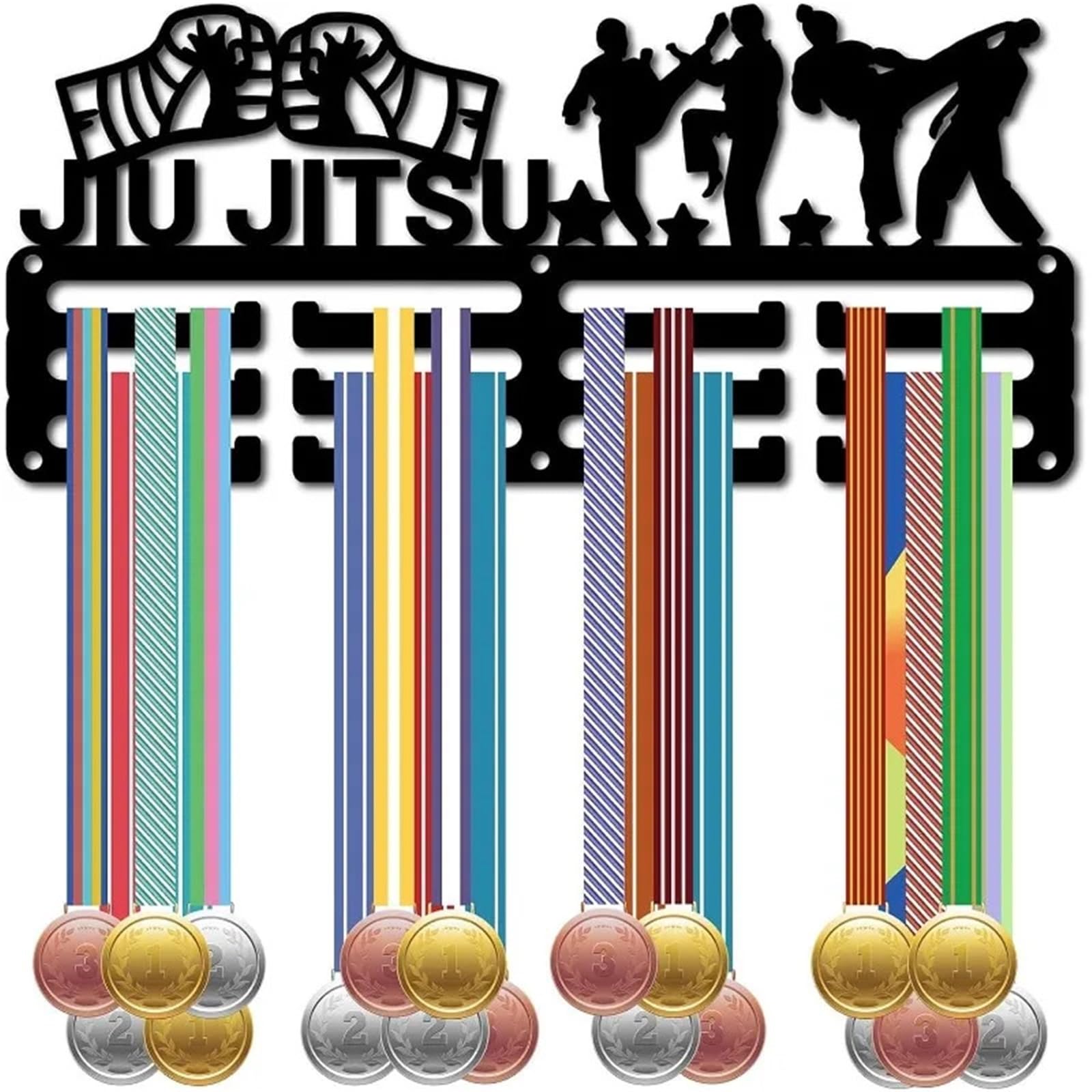 Colgadores de medallas, Soporte for medallas, Estante de exhibición, premios Colgantes de Metal Deportivos, decoración de Montaje pequeño de Hierro for Pared, Carrera en casa