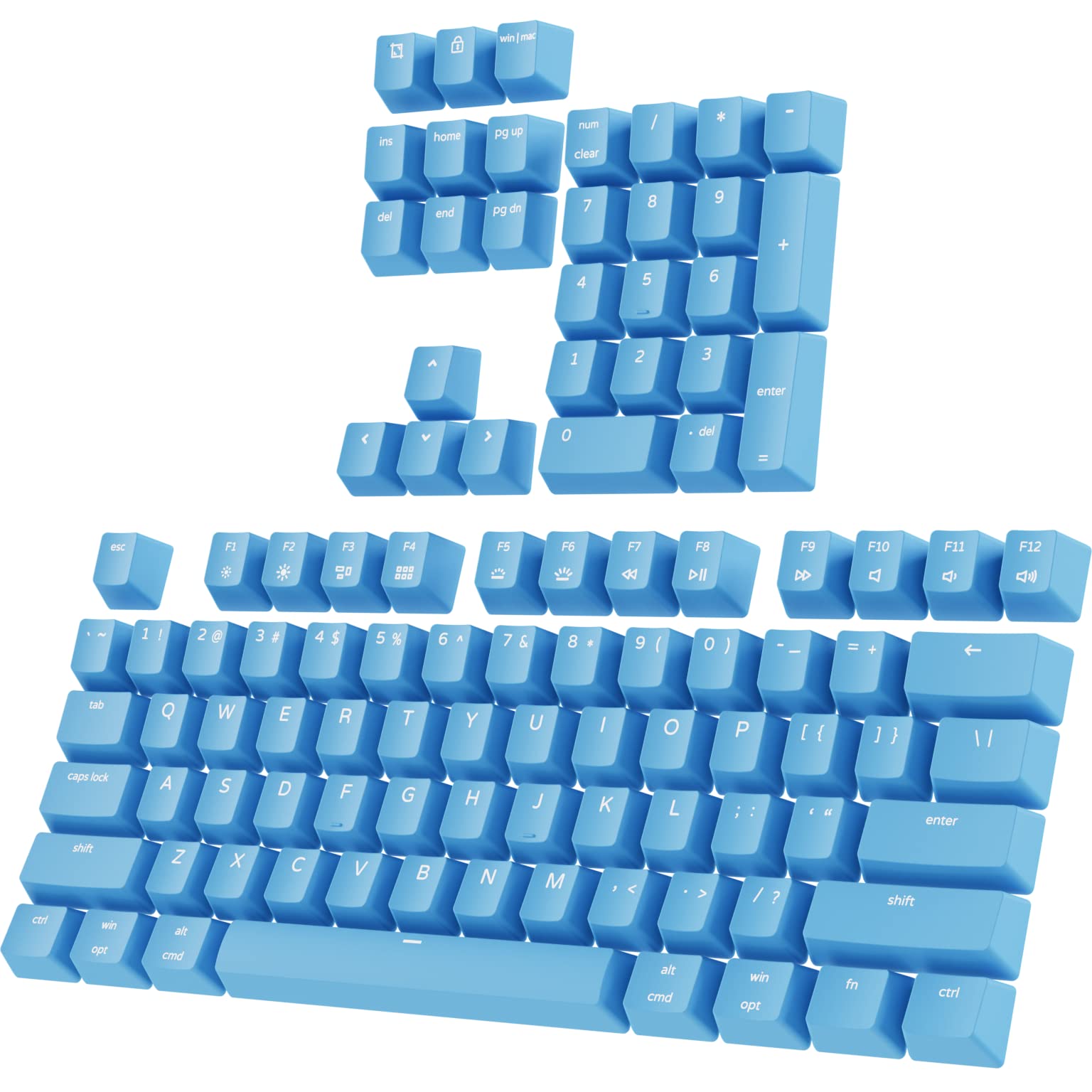 Amazon.com: PWNAGE Ultra Custom PBT Doubleshot Keycap Set - Double
