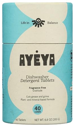 Ayeya, Dishwasher Gratitude Tablets, 40 Count