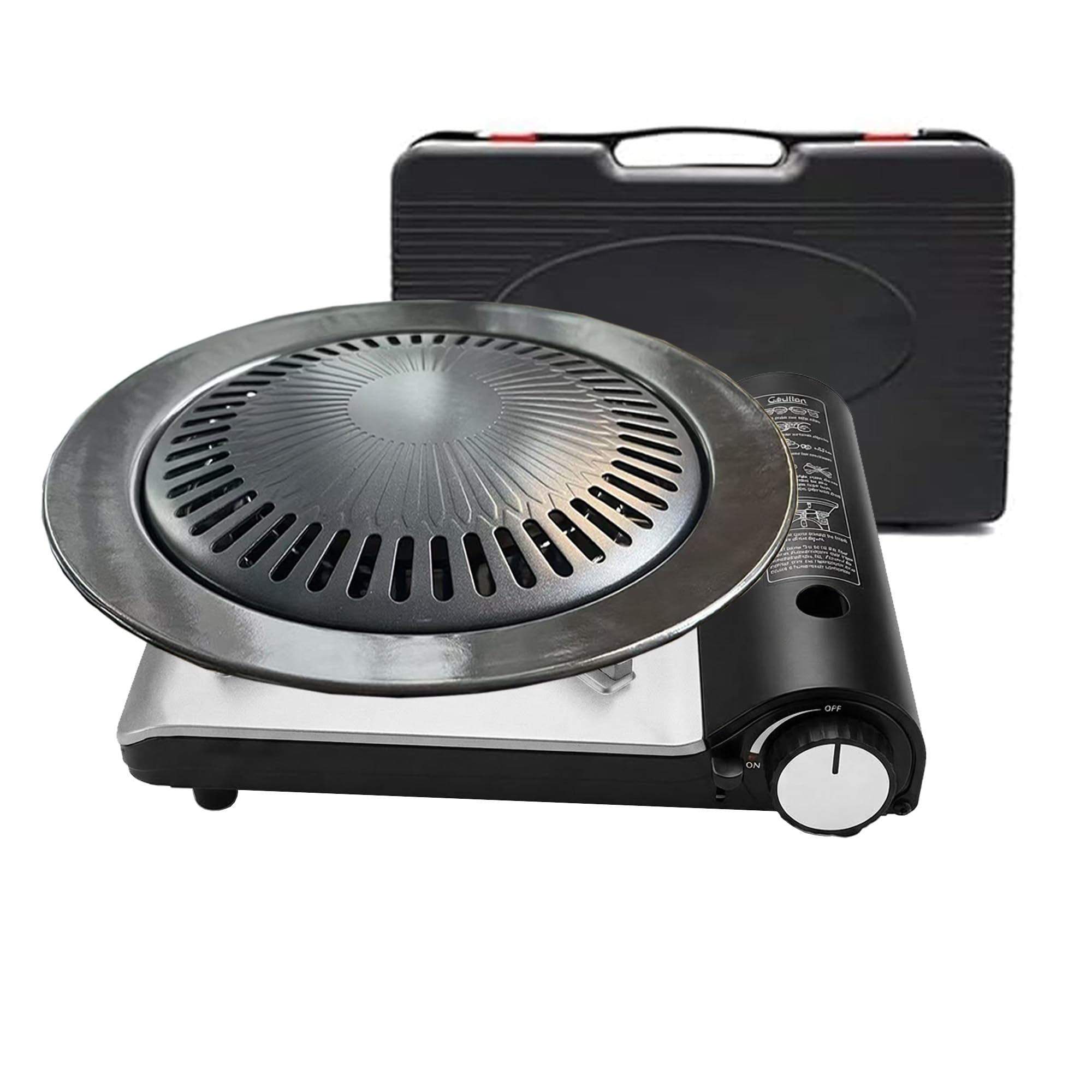 YINMANQ Detachable Grill Pan and Butane Stove Combo