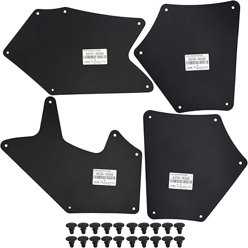 Miniatura 8 de Protectores contra salpicaduras para 4Runner N210 N280 2003-2020 FJ Cruiser 2007-2014 GX460 GX470 Land Cruiser Prado J120 J150 120 150 53735-35150