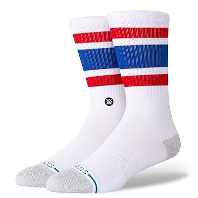 Stance Tube Philadelphia 76ers Crew Cut Socks Shoes White