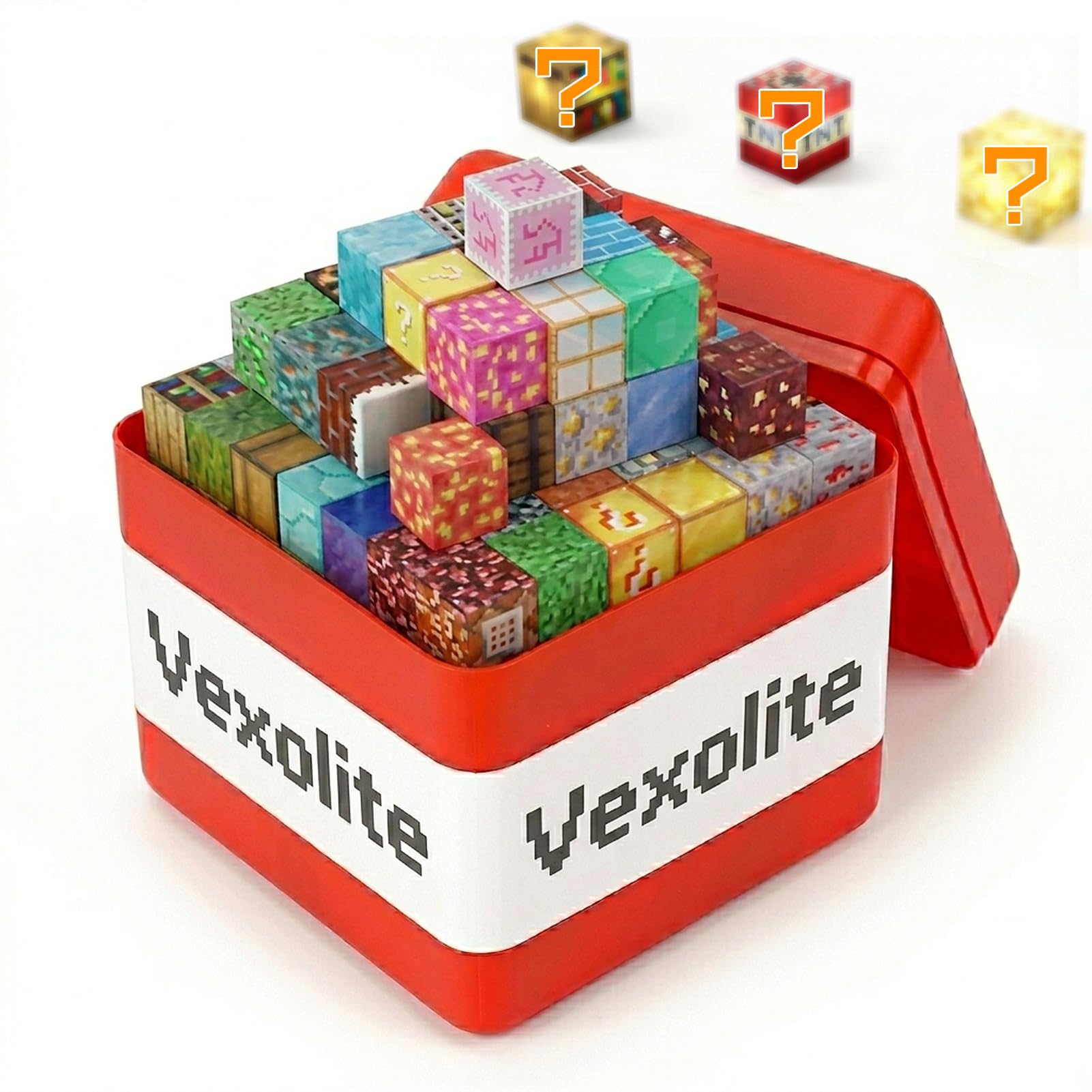 Amazon.co.jp: Vexolite 180PCS マグネットブロック マイクラ風 3.0