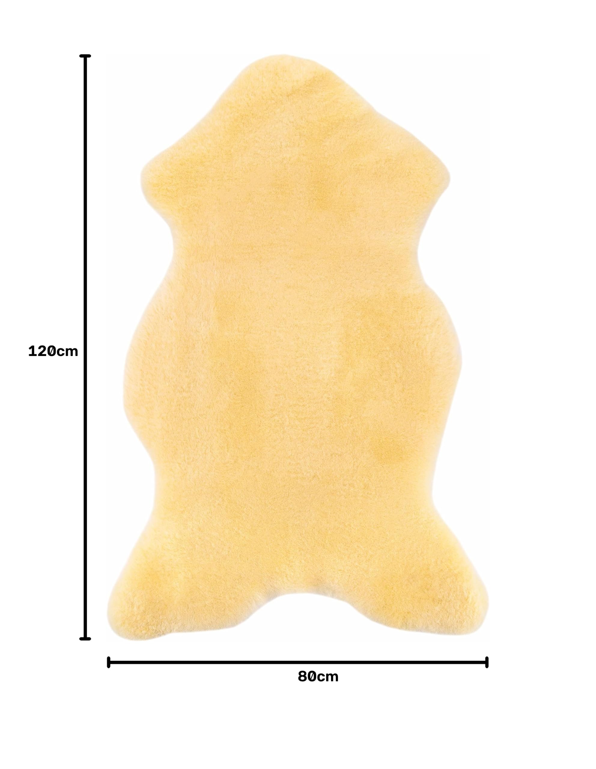 Véritable peau d'agneau médicale 110-140 cm, peau de mouton véritable