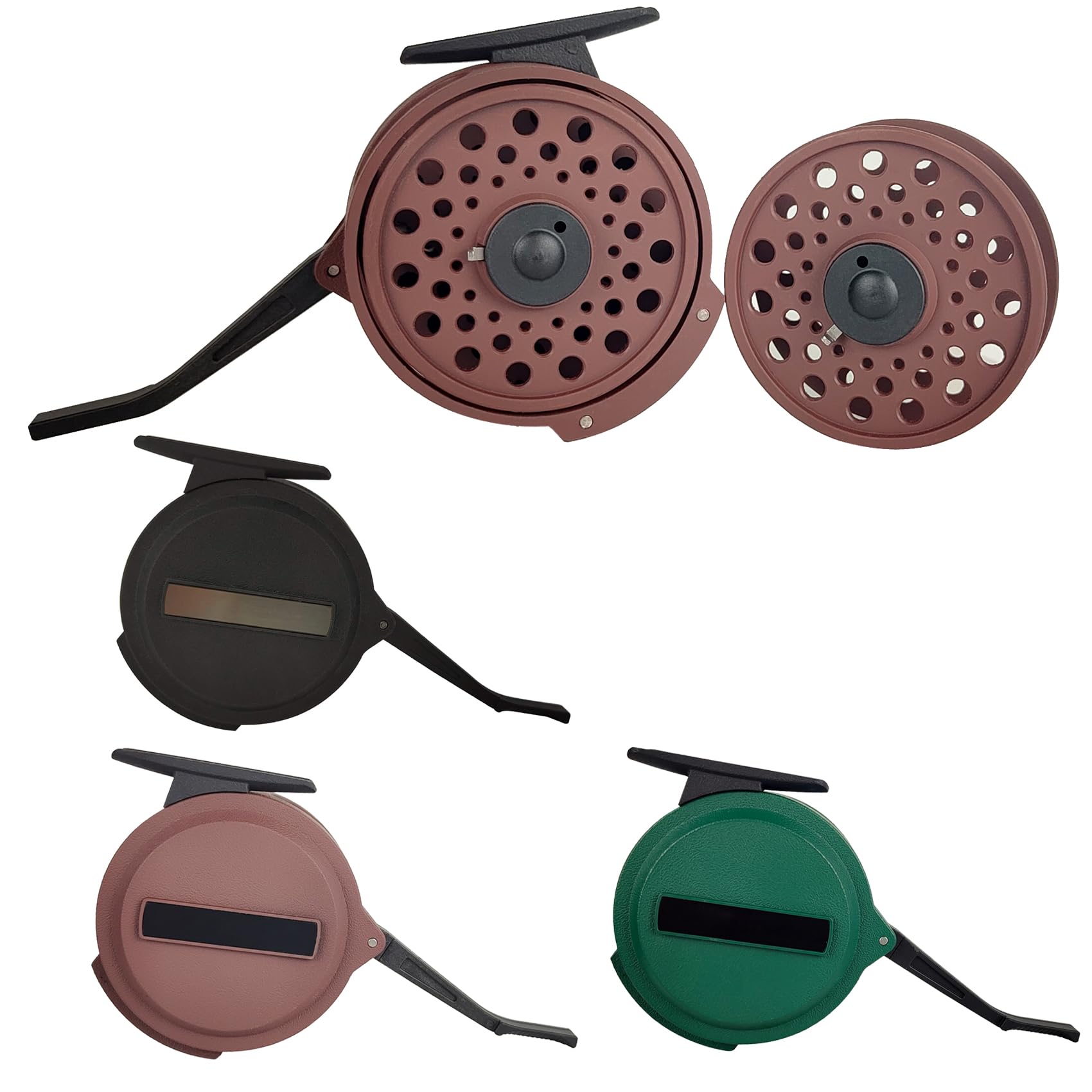 Moulinet de PêChe à La Mouche,Moulinet Mouche Moulinet de pêche à la Mouche Automatique Moulinet de pêche Super léger Moulinet à Mouche en Graphite avec Sac en Maille de Bobine Extro