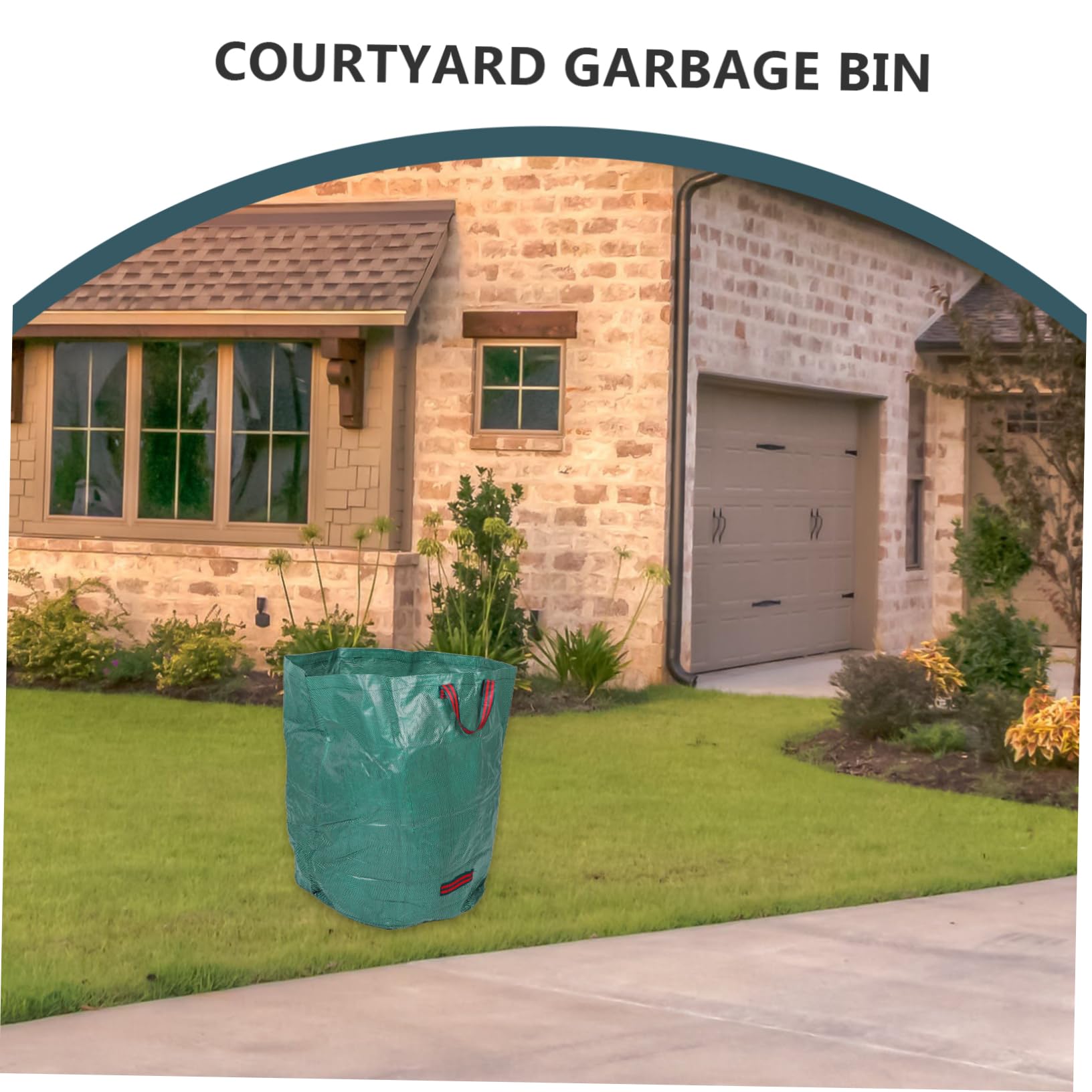 HANABASS Conteneur Pliable De Déchets De Jardin Réutilisable Pour Mortes Bac De Stockage Pour Pelouse Et Piscine Ramasseur De Débris Végétaux