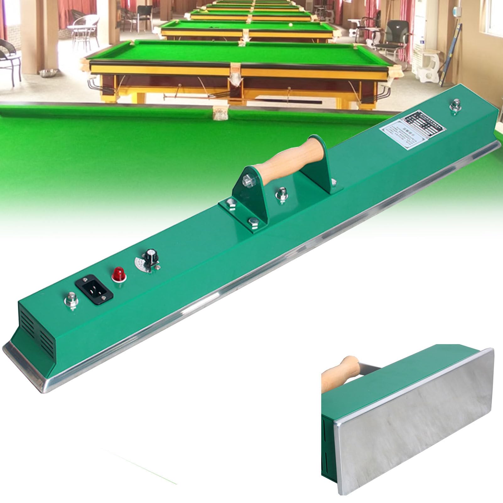 Plancha para Mesa De Billar, Mesa De Billar Y Cepillo para Rieles, Plancha para Mesa De Billar con Temperatura Ajustable, Ideal para Salas De Juegos Y Clubes De Billar,900MM