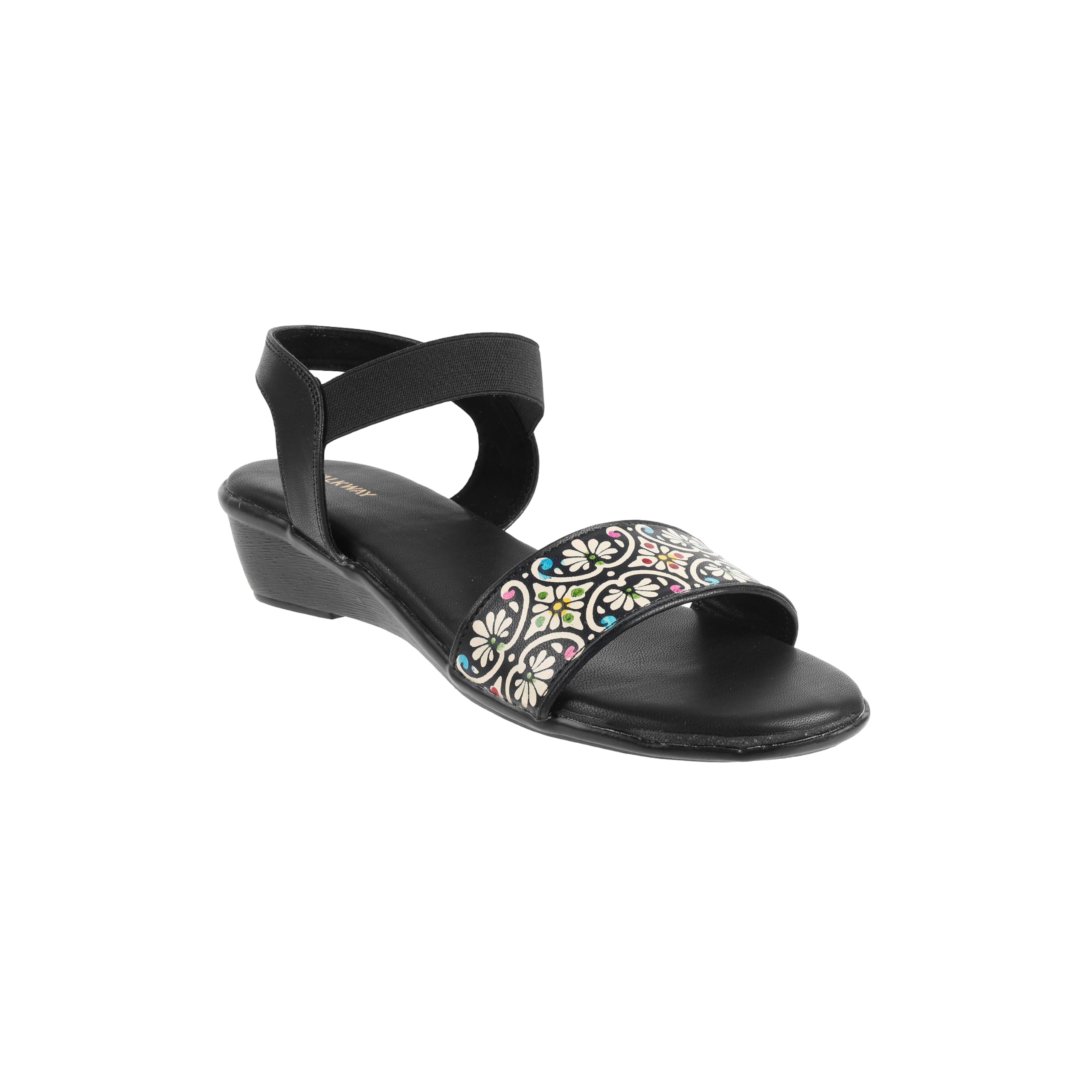 walkway Women' Black Sandals-picture-42