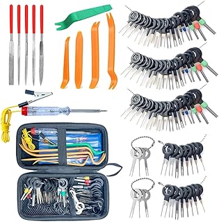 Maerd 87pcs Terminal Removal Tool Kit Depinning Tool Electrical Connector Pin Removal Tool Kit Wire Terminal Release Tool for Automotive Car Household Devices …