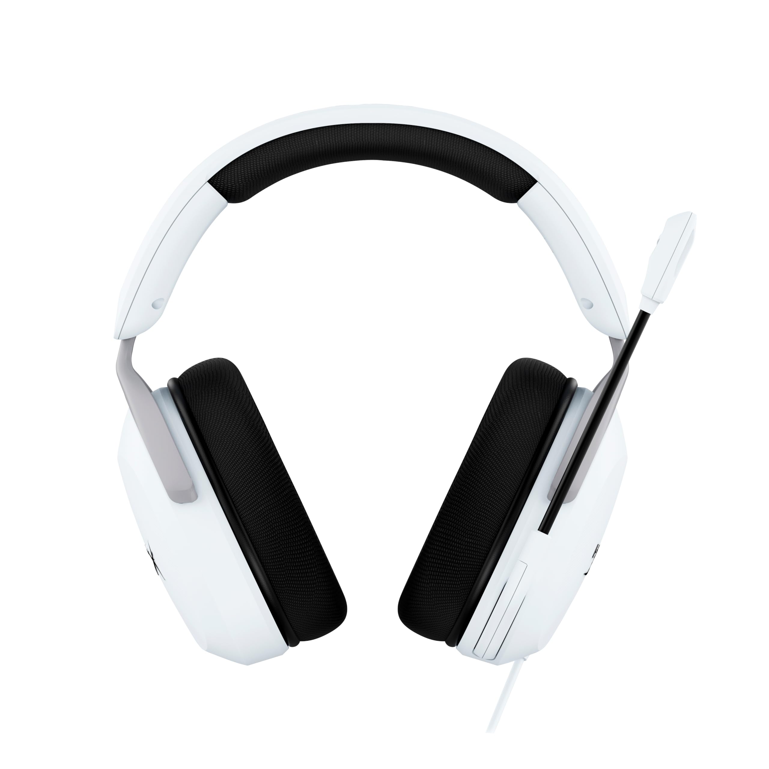 HyperX CloudX Stinger II Core, Cuffie da Gaming, Connessione Cablata a 3,5mm, Telaio in Plastica, Cuscinetti in Memory Foam Rivestiti in Tessuto, Comandi sul Padiglione, Adatto per Xbox, Bianco