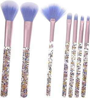 MAGICLULU 7pcs Portable Makeup Brush Set with...
