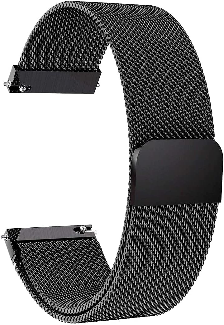 Sounce Silicone 22mm Replacement Band Strap with Metal Buckle Compatible with Fire-Boltt, Boat, Noise, Amazfit, beatXp & Other 22mm Watches