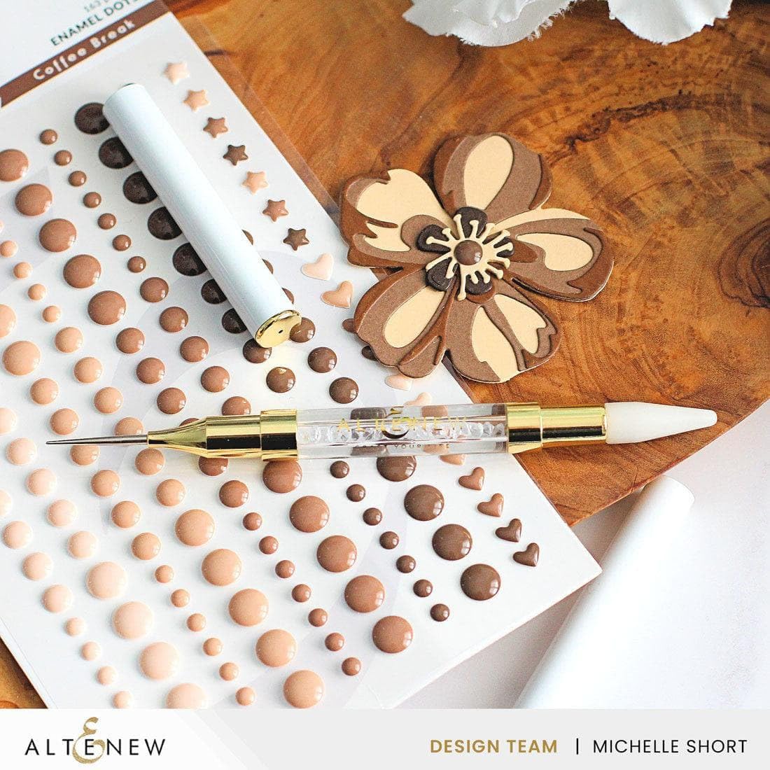 Altenew’s Perfect Picker, Embellishment Placement Picker Tool for Paper Crafting, Cardmaking, and Scrapbooking, DIY Projects, Sequins and Gemstones Picker Tool