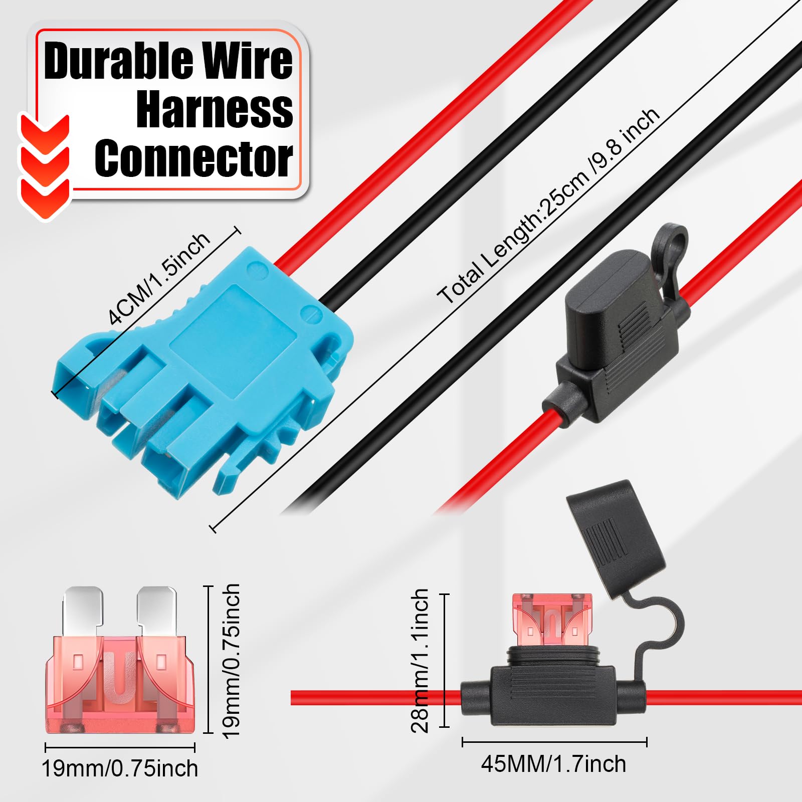 Peg Perego Battery Replacement 12V Battery Harness For Peg Perego