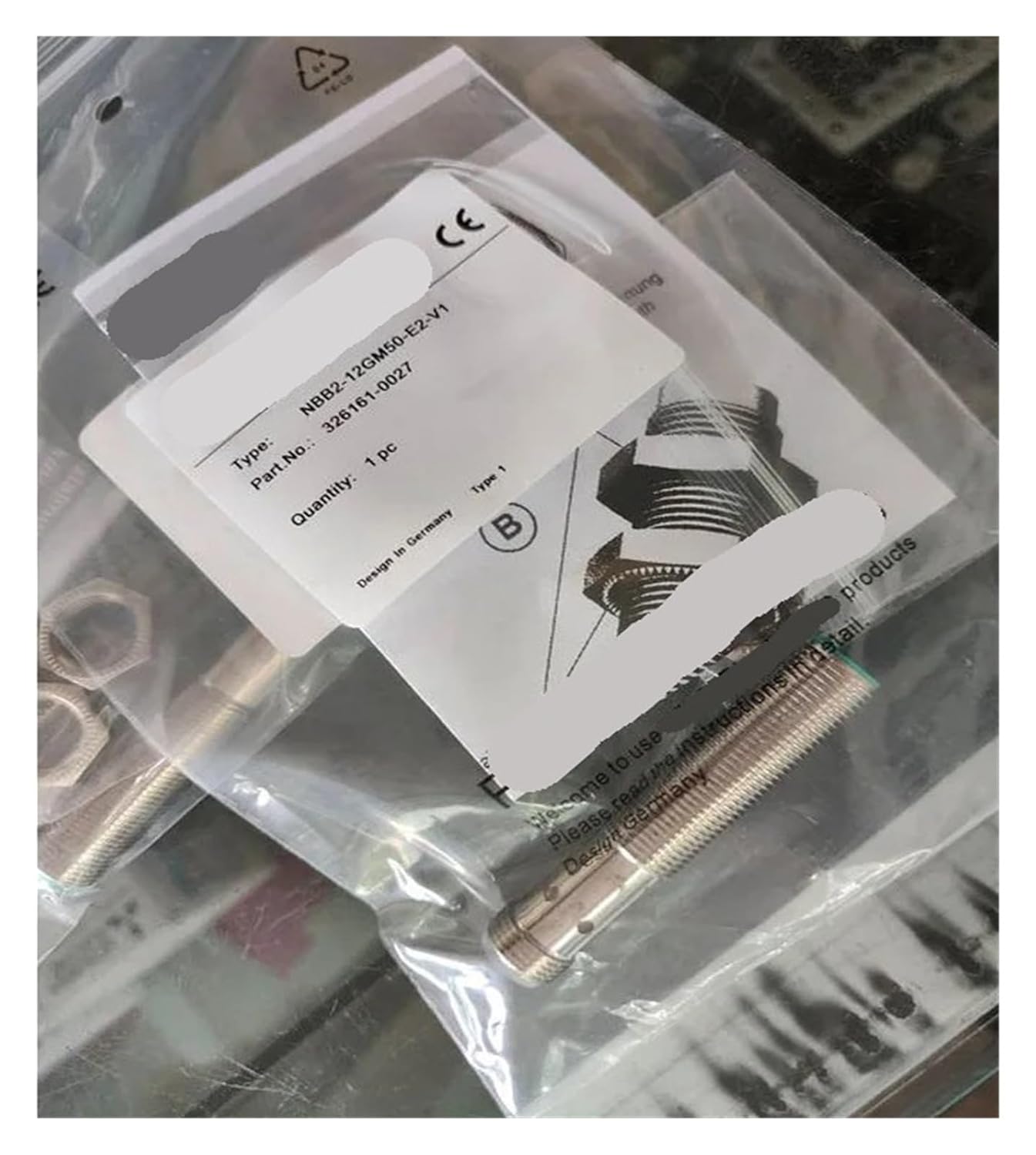 NBB2-12GM50-E2-V1 - 326161-0027 - Czujniki indukcyjne cylindryczne -  PEPPERL+FUCHS 1 個センサー NBB2-12GM50-E2-V1