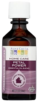 Aura Cacia Petal Power Essential Oil Blend for Home Care, 2 Fluid Ounce