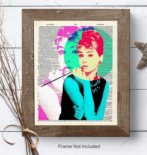 Miniatura 7 de Audrey Hepburn Wall Art - Audrey Hepburn Poster - Modern Contemporary Pop Art Print - Contemporary - Chic Home Decor for Bedroom, Living Room,