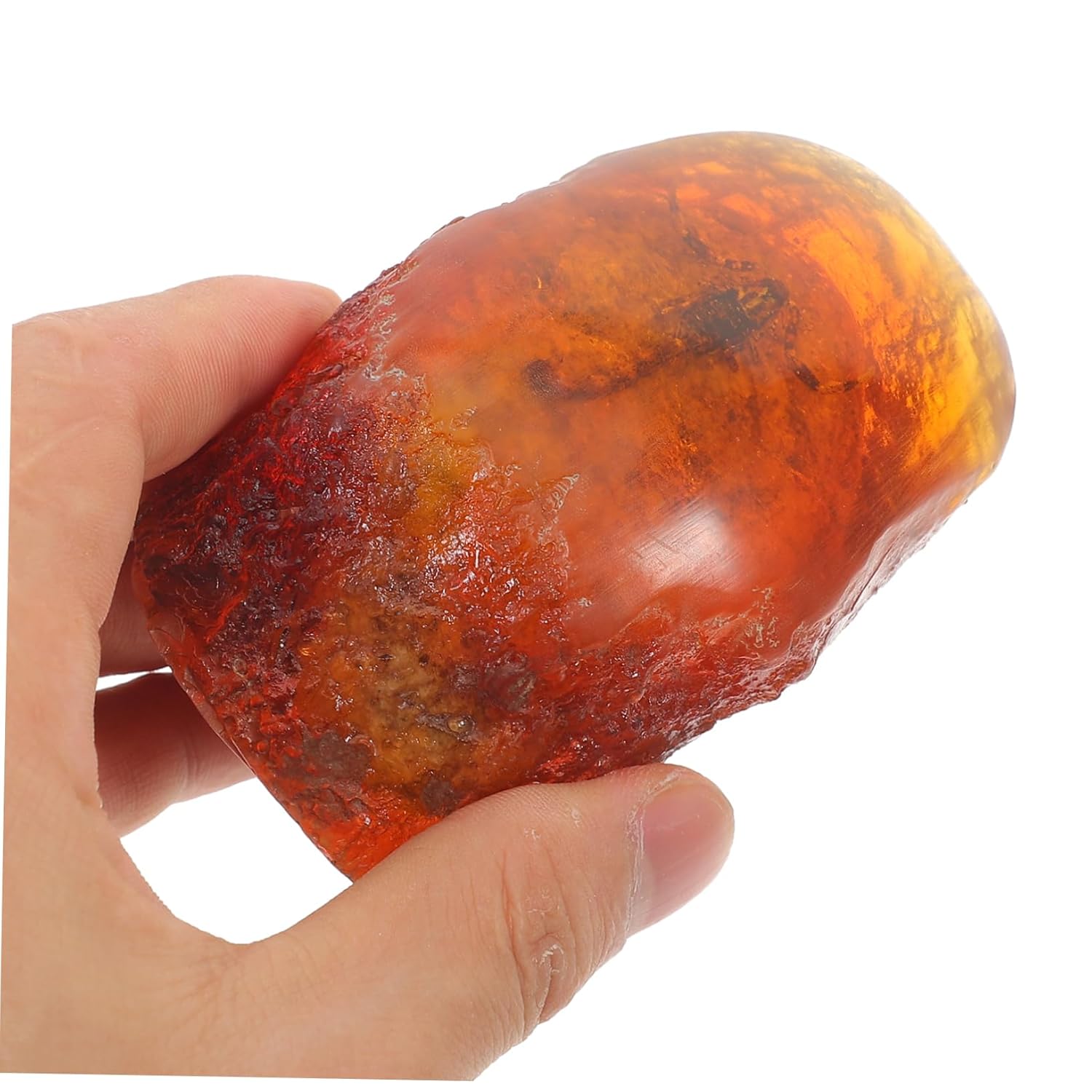 Gatuida 3pcs Insect Amber Resin Stone Specimen Scorpion Specimen Decorative for Home