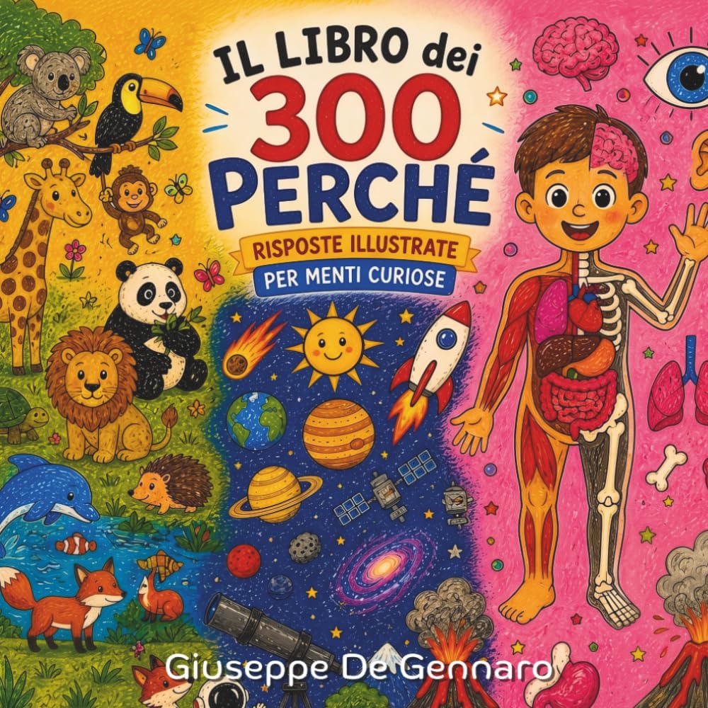 Il Libro dei 300 Perché: Risposte illustrate per menti curiose