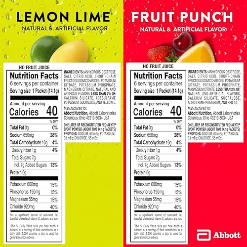 Miniatura 6 de Pedialyte Estación de hidratación de paquetes de polvo de electrolitos deportivos, paquete variado, 80 unidades