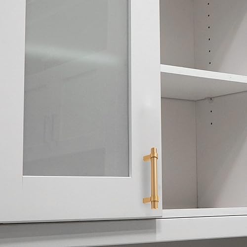 Vista 115 de Design House 189647 - Tiradores sólidos para gabinete, paquete de 10, tiradores de cajón de centro a centro, manijas de cocina modernas, acero Acero