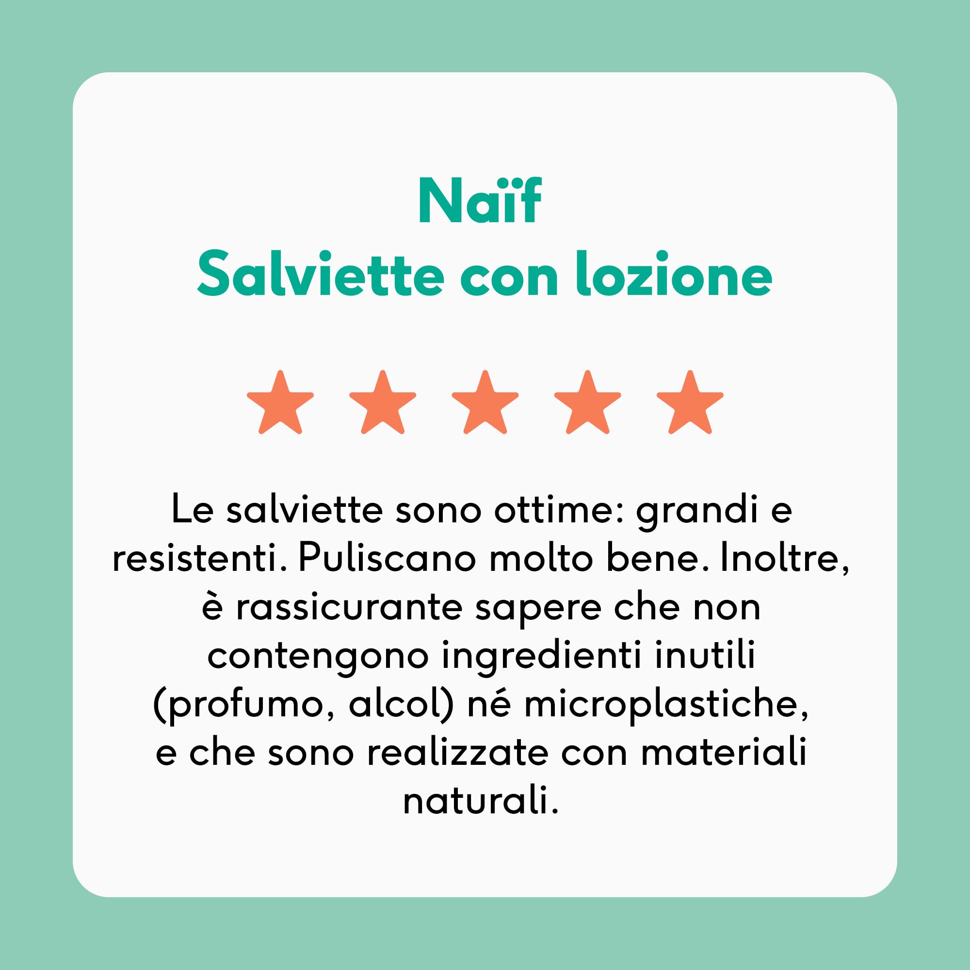 Naïf - Salviettine umidificate in lozione senza plastica - 1296 pezzi (24 confezioni x 54 salviette) - Per neonati e bambini - Sedere, corpo, viso - Con aloe vera e bambù - 0% profumo e alcol