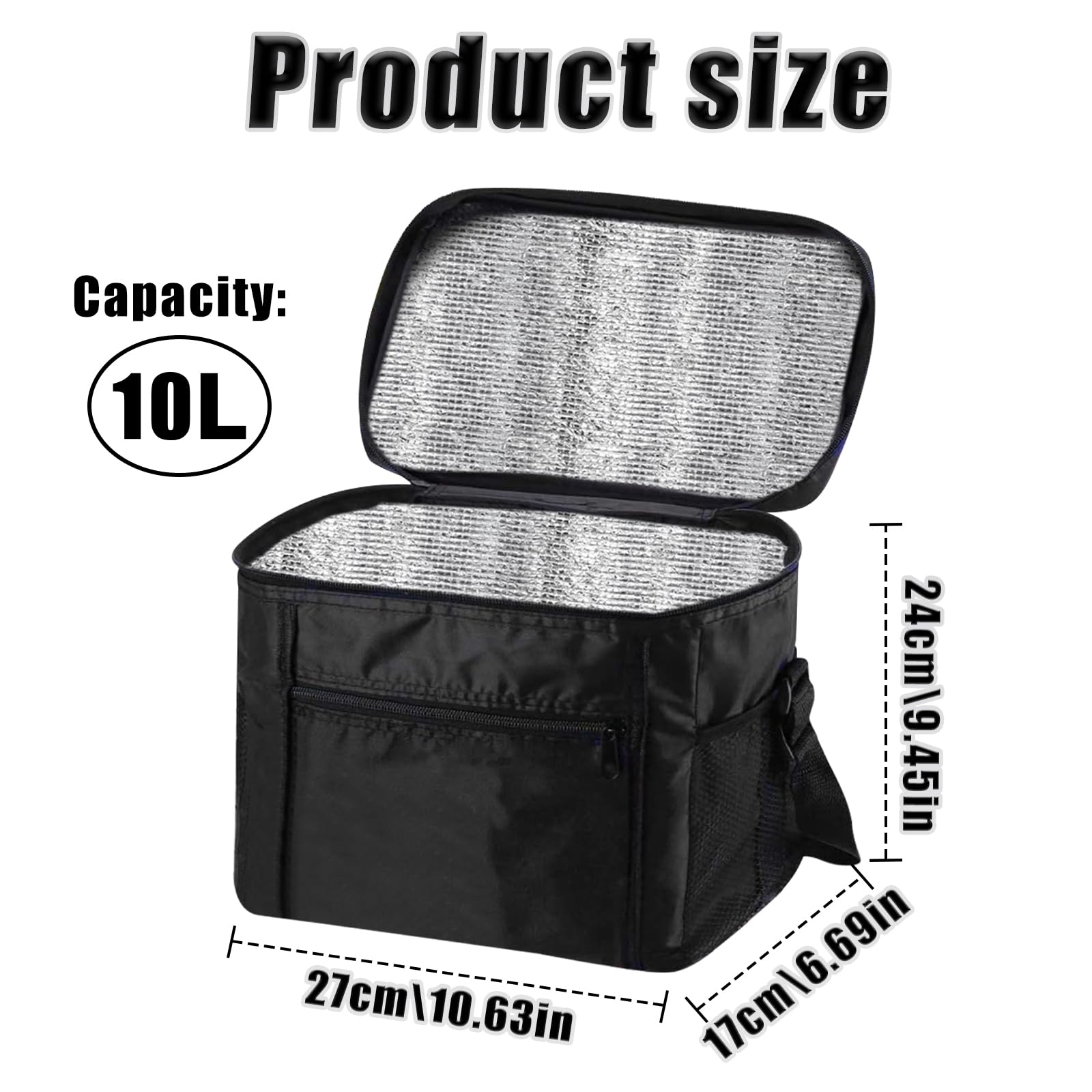 Conservazione cibi Mini borsa termica isolante con spazio per 4 lattine