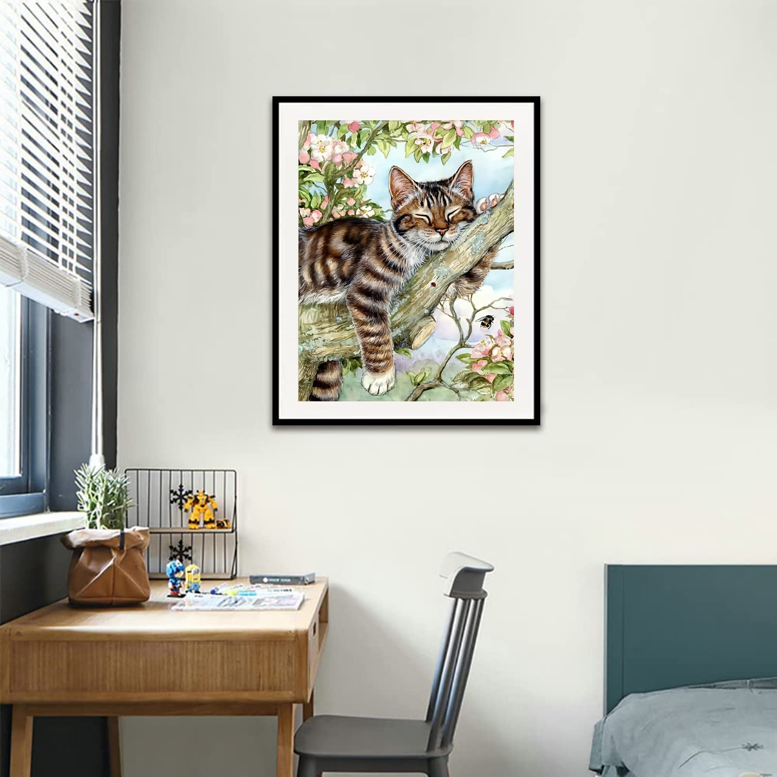 Amazon.com: QUITEDEW Cat Diamond Painting Kits for Adults,5D  display picture 1