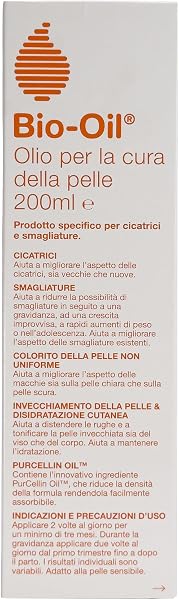 Bio-Oil Olio per la Cura della Pelle, Multifunzione, Prodotto Specializzato nel Trattamento di Cicatrici e Smagliature, Aiuta a mantenere l'idratazione, Formula facilmente assorbibile, 60 ml - 5